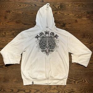 LL Cool J Hoodie Mens M Y2K Hip Hop Streetwear Sweatshirt Skater Zip Urban